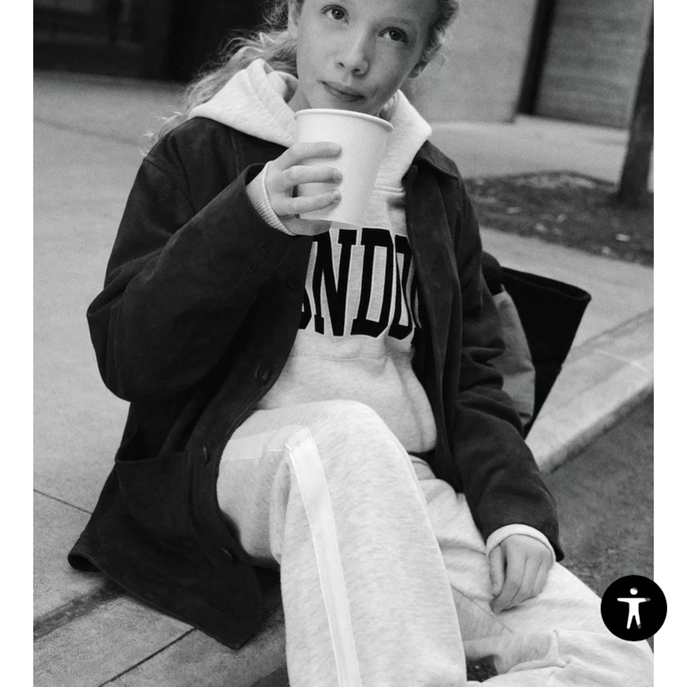 Kids Cool Gray London Hoodie
